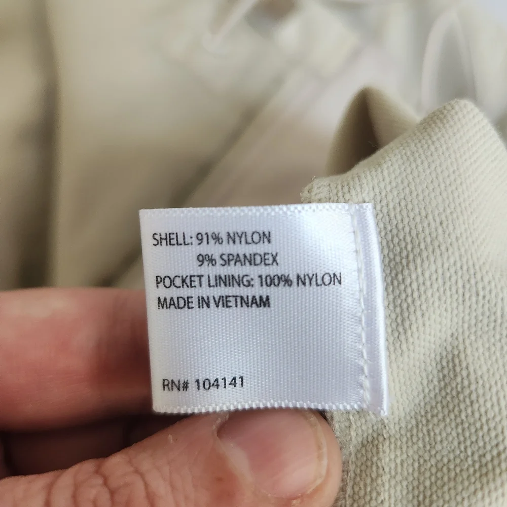 Lady Hagen Zip Front Tan Golf Jacket - Picture 8 of 9